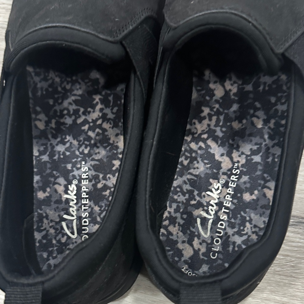 Clarks Cloudsteppers Black Loafer - image 3
